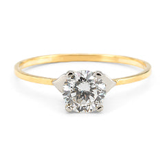 Anillo Solitario Maxi Oro 10K