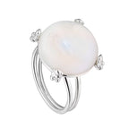 Anillo Osos 1:1 Perla Plata .925 con Baño de Rodio