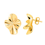 Arete Bloom Colección Florecer Plata .925 con Baño de Oro 18k