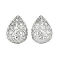 Arete Filigrana Gota Chica Colección Esencia Plata .925 con Baño de Rodio