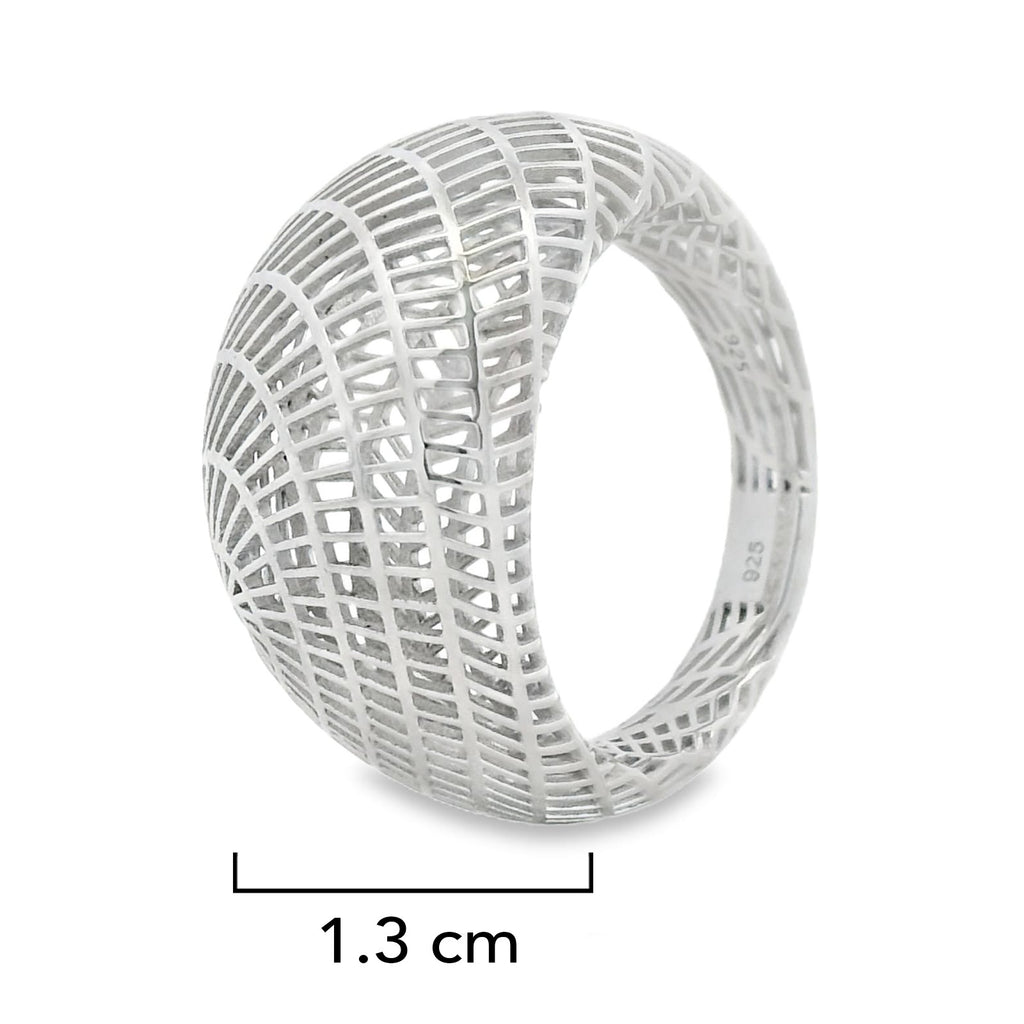 Anillo Filigrana Circular Colección Esencia Plata .925 con Baño de Rodio