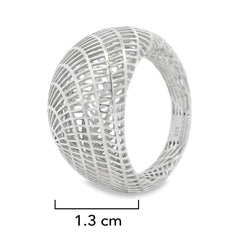 Anillo Filigrana Circular Colección Esencia Plata .925 con Baño de Rodio
