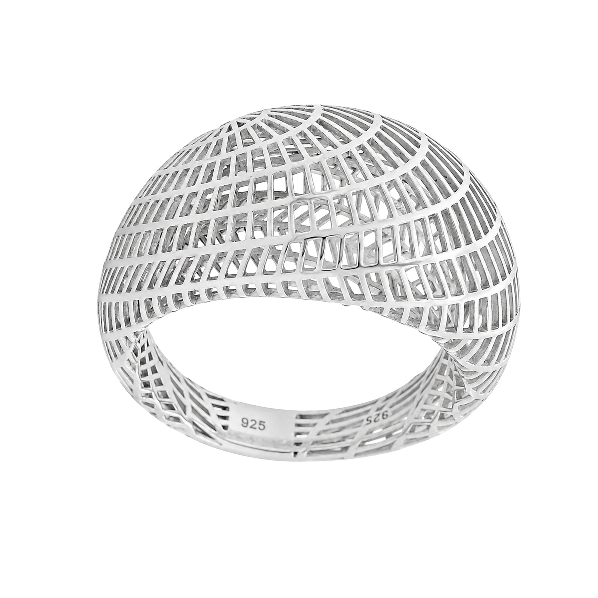 Anillo Filigrana Circular Colección Esencia Plata .925 con Baño de Rodio