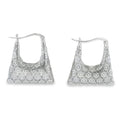 Arracada Filigrana Canasta Colección Esencia Plata .925 Baño de Rodio