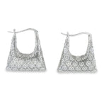 Arracada Filigrana Canasta Colección Esencia Plata .925 Baño de Rodio
