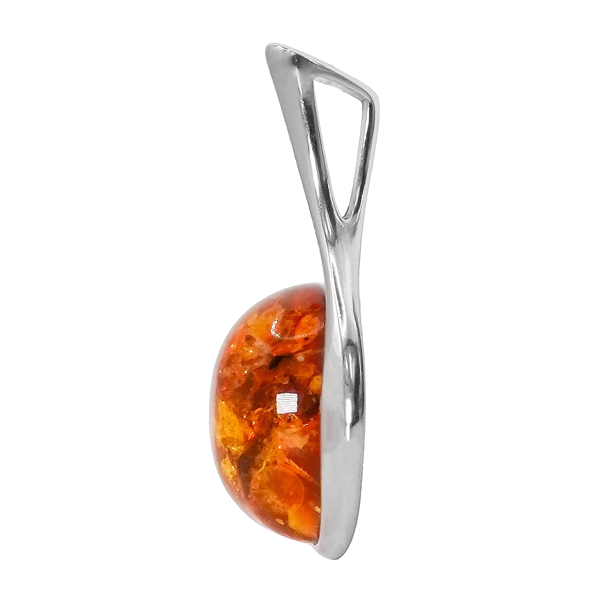 Dije "S" Ámbar Polaco 2.8 cm Plata .925