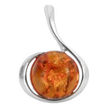 Dije "S" Ámbar Polaco 2.8 cm Plata .925