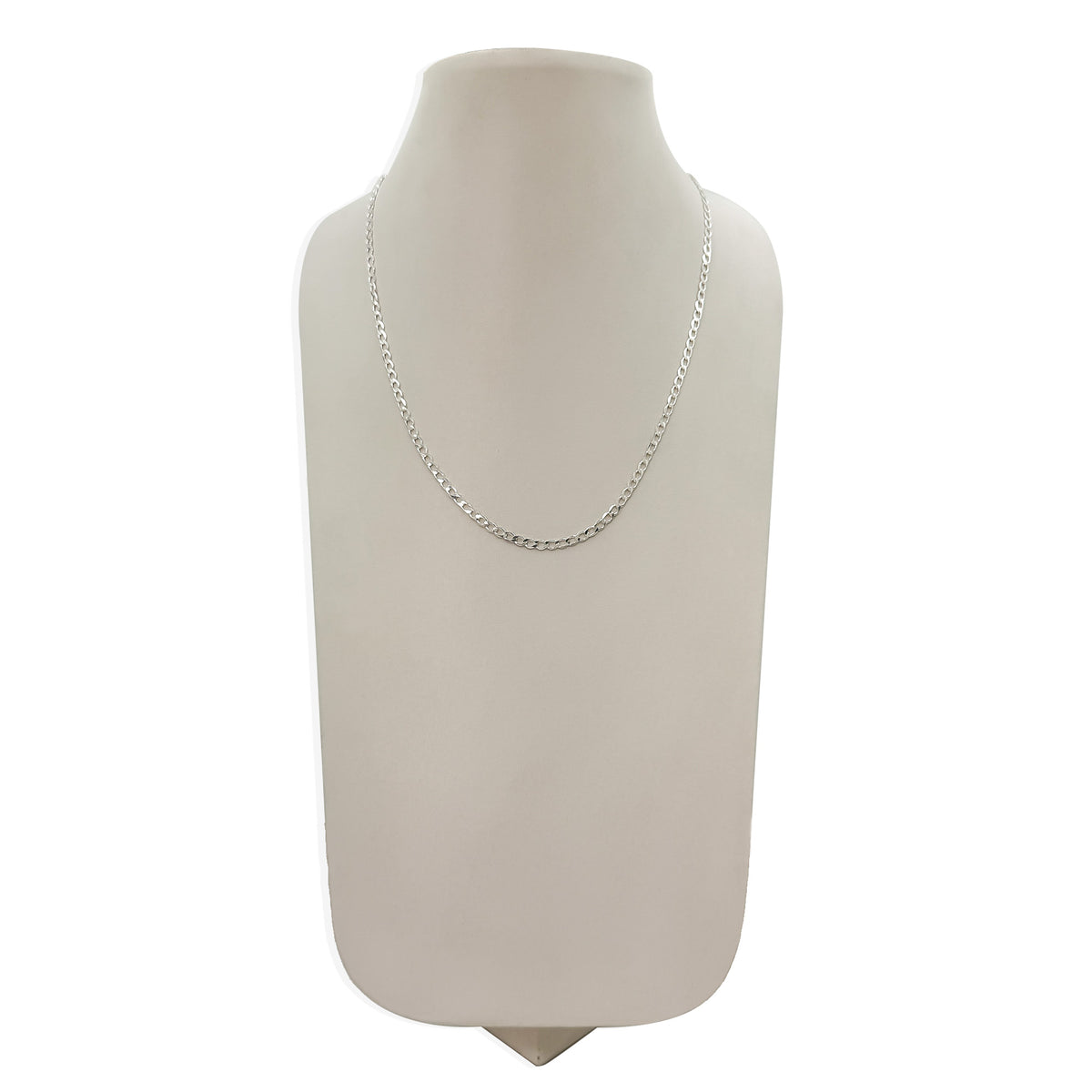 Cadena Cubana 4mm Abierta Plata .925