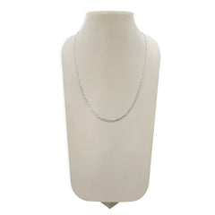 Cadena Cubana 4mm Abierta Plata .925