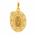 Medalla de La Virgen Oro 14K
