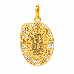 Medalla de La Virgen Oro 14K
