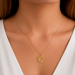 Dije Luna del Amor Oro 14K