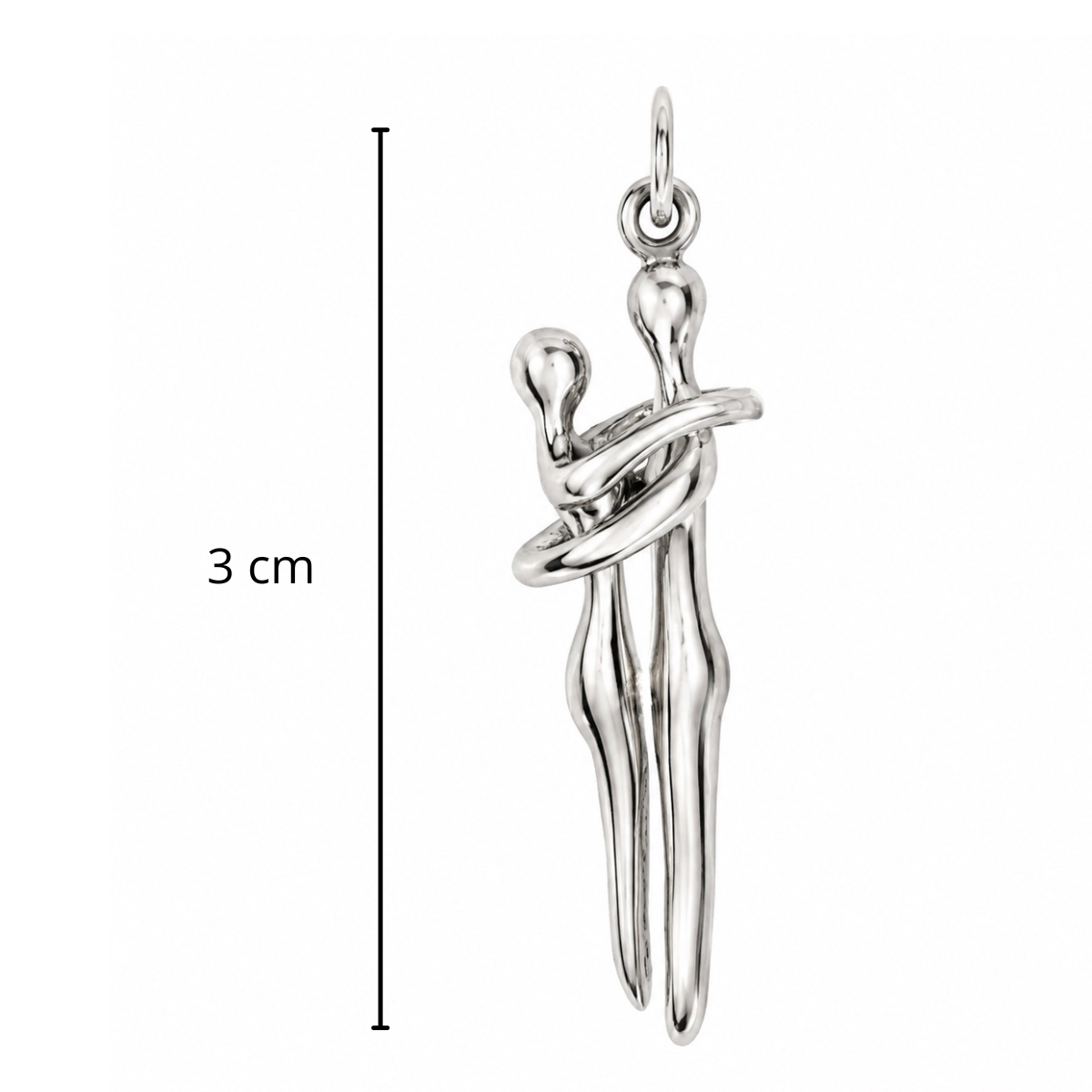 Dije Abrazo Pareja, Plata .925