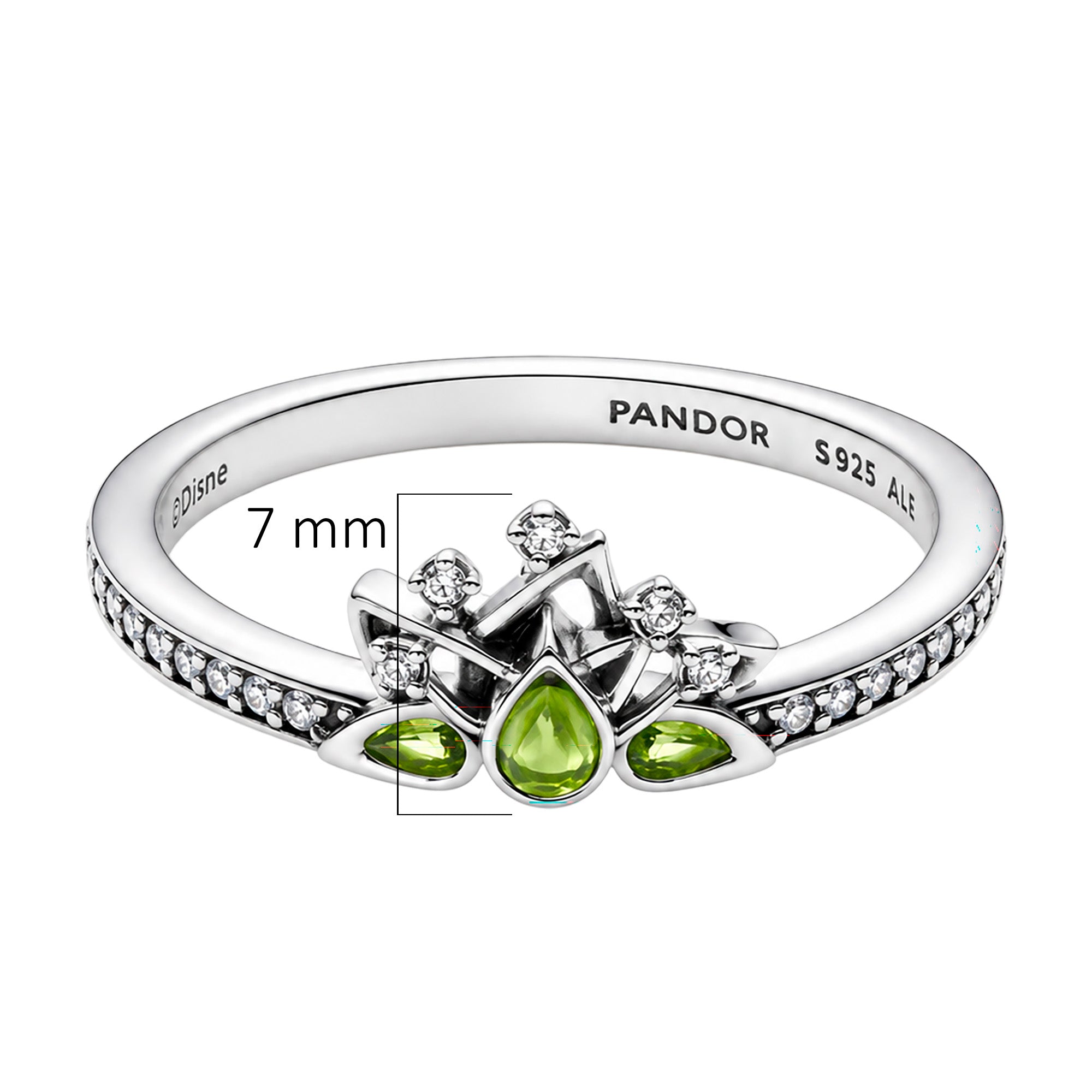 Anillo Pan 1:1 Princesa Tiana, Plata .925