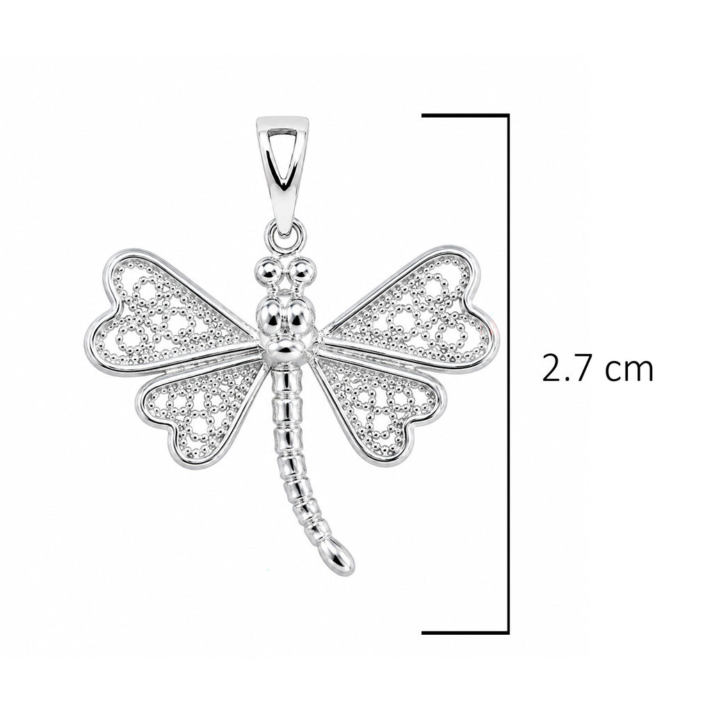 Dije Filigrana Libélula Colección Esencia Plata .925