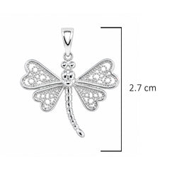 Dije Filigrana Libélula Colección Esencia Plata .925