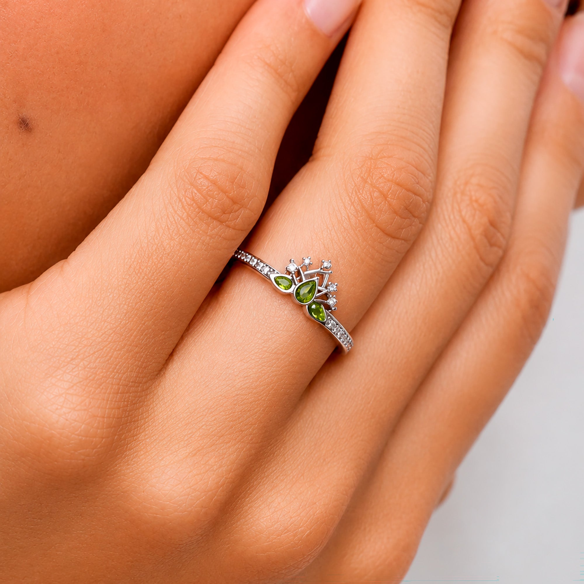 Anillo Pan 1:1 Princesa Tiana, Plata .925