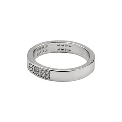 Juego Cartier1:1 Brazalete y Anillo Amor con Circonias, Plata .925 con Rodio
