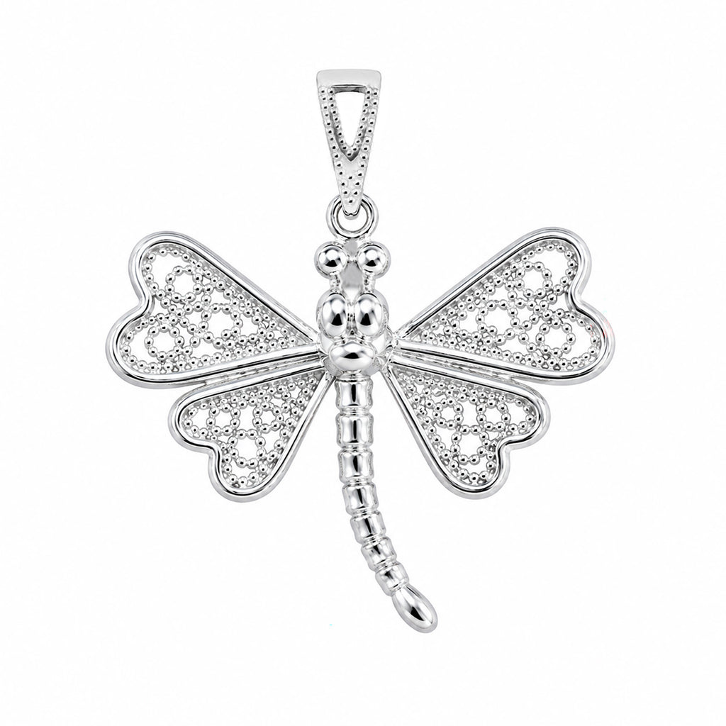 Dije Filigrana Libélula Colección Esencia Plata .925