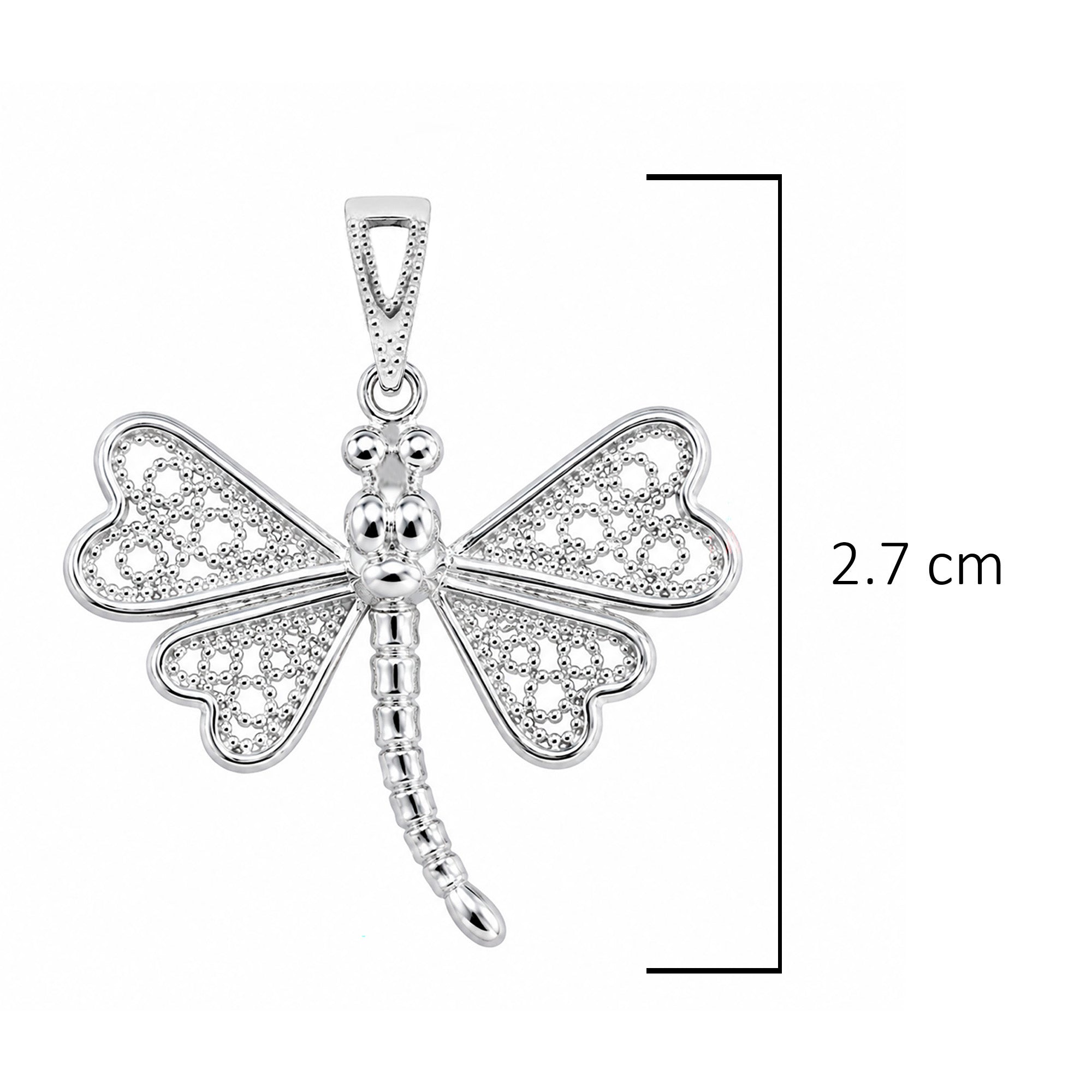 Dije Filigrana Libélula Colección Esencia Plata .925