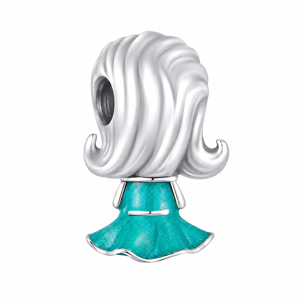 Charm Inspirado Pan 1:1 Princesa Jazmin, Plata .925