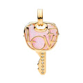 Charm Inspirado Pan 1:1 Maxi Llave LOVE con Opalina, Plata .925