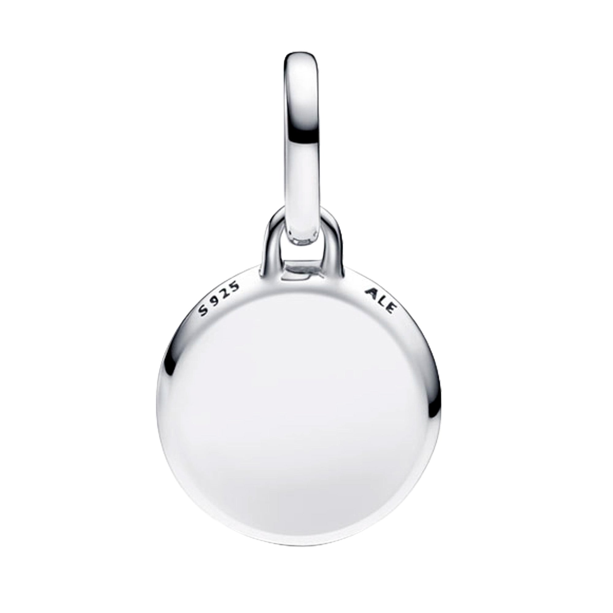 Charm Inspirado Pan 1:1 Howlita Roja para Pulsera, Plata .925