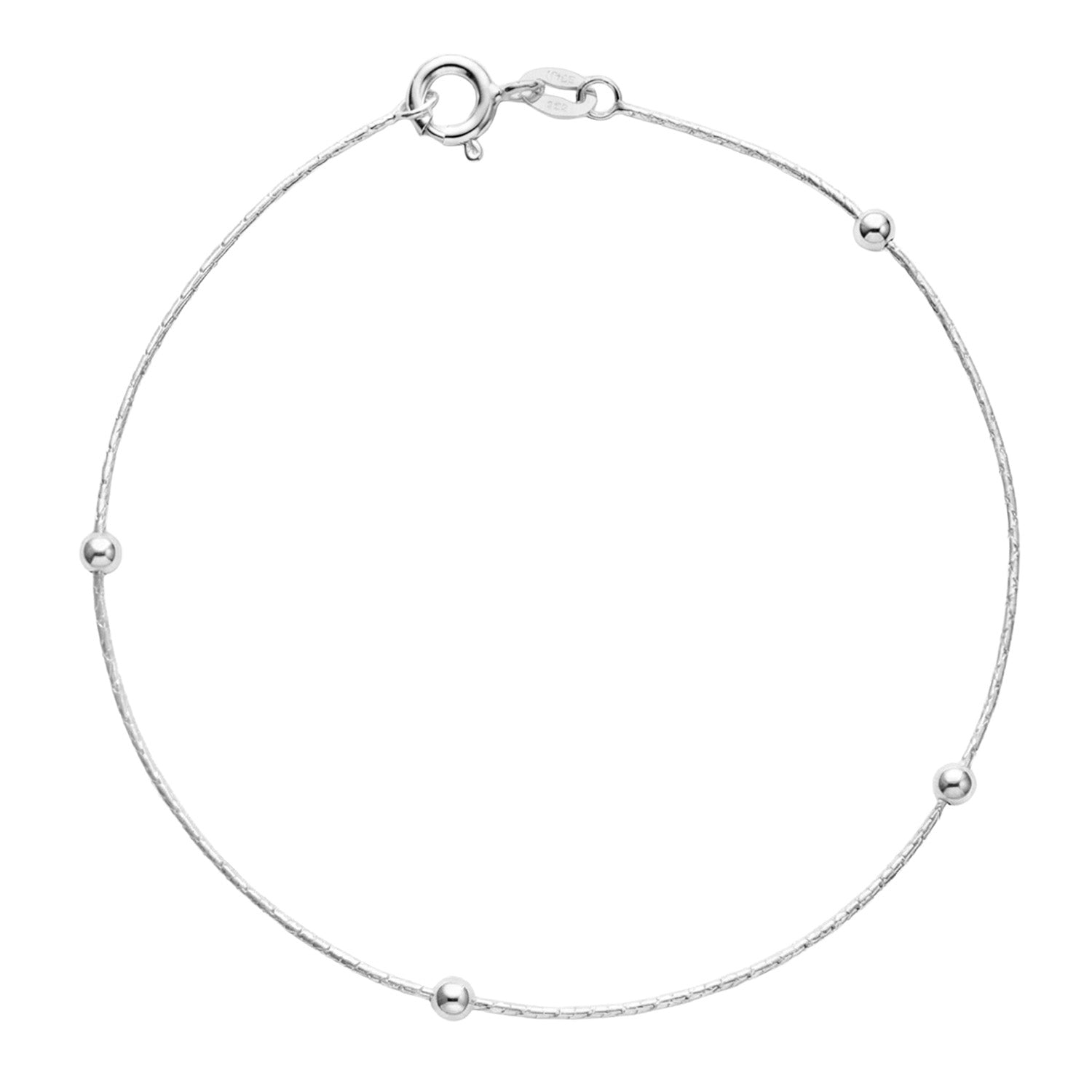 Pulsera Estilo Viviana Diamantada Plata .925