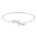 Brazalete Infinito con Circonias Plata