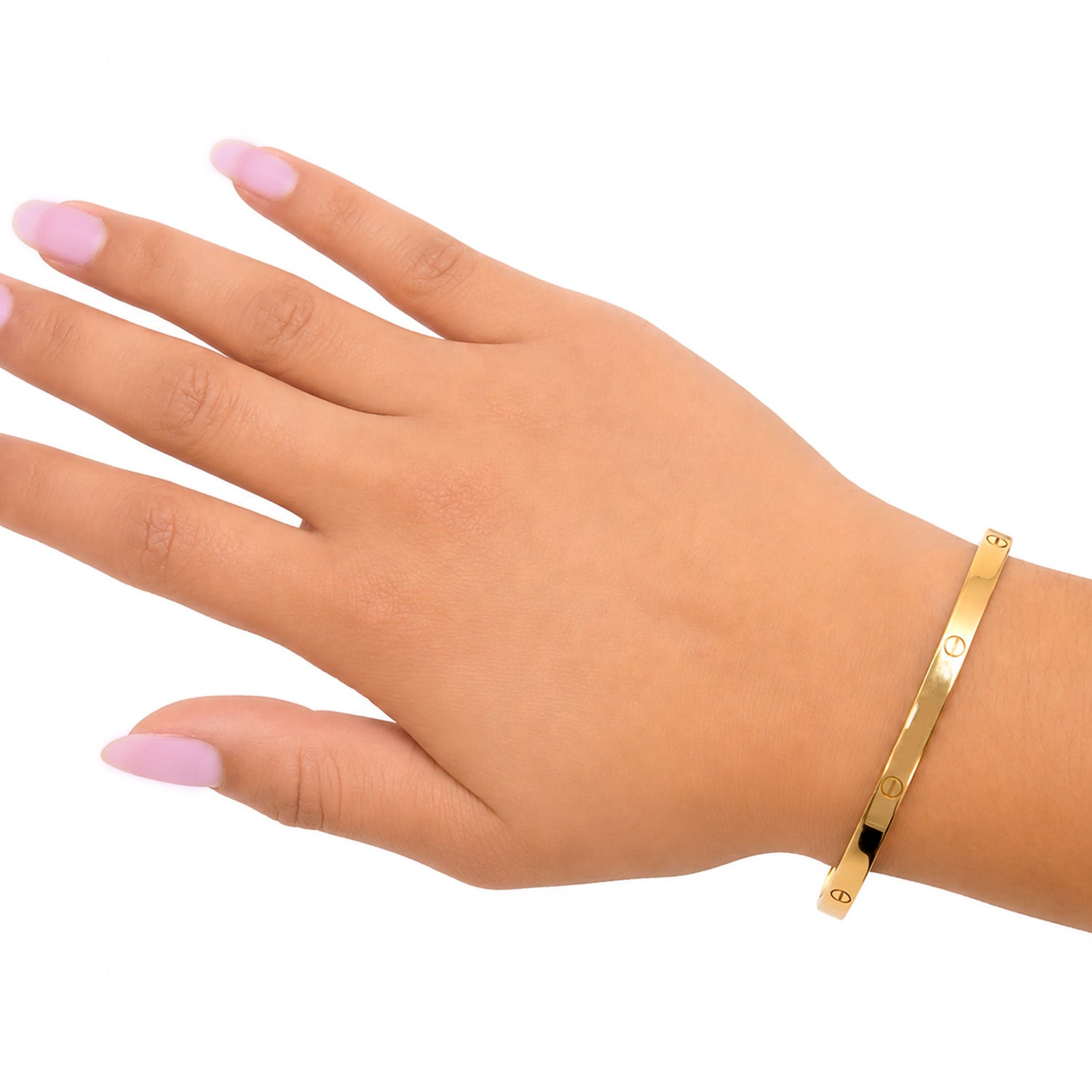 Brazalete Cartier 1:1 Plata .925 con Baño de Oro 18 k