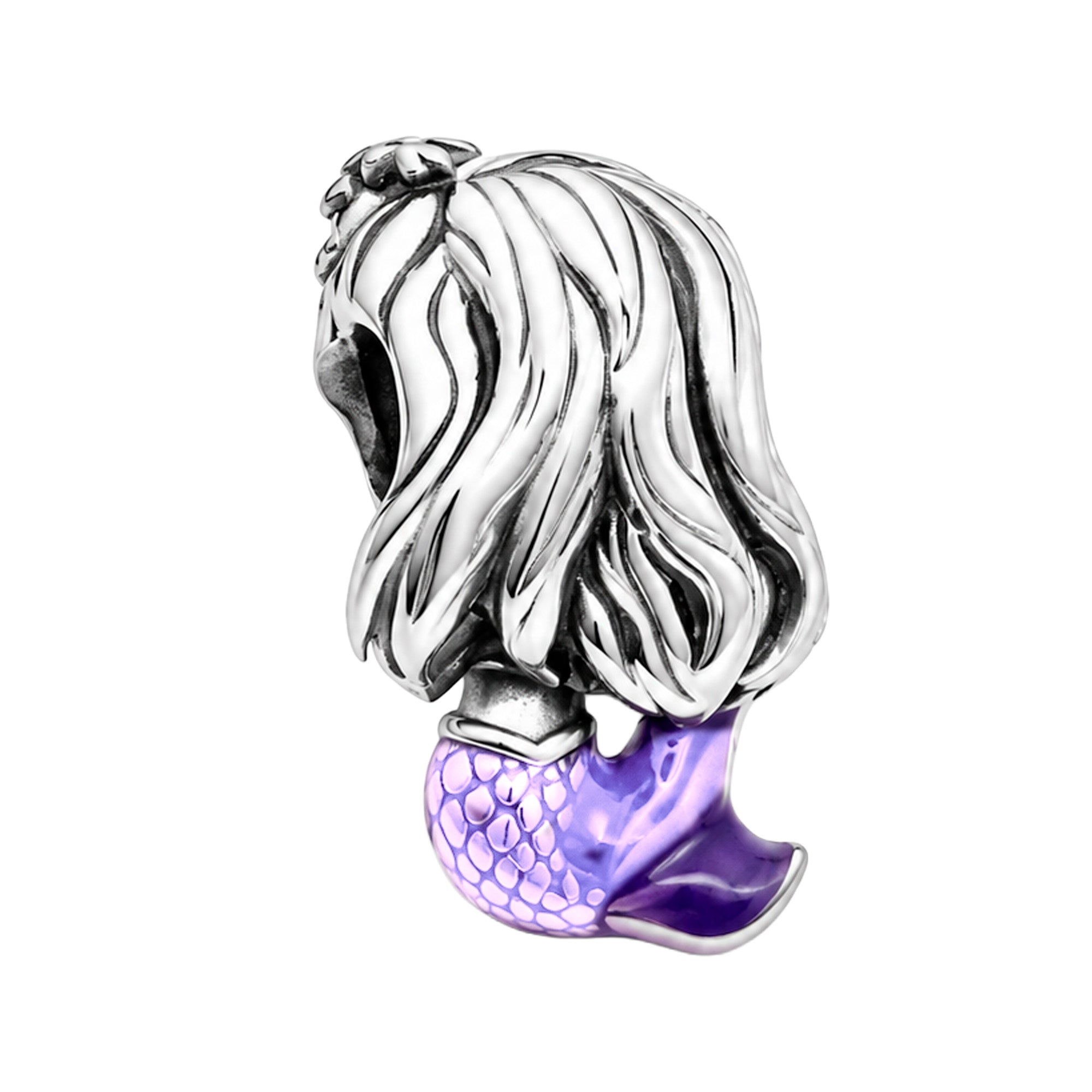 Charm Inspirado Pan 1:1 Princesa La Sirenita, Plata .925