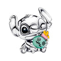 Charm Inspirado Pan 1:1 Stitch con Trapos, Plata .925