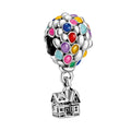 Charm Inspirado Pan 1:1 Casa con Globos UP, Plata .925